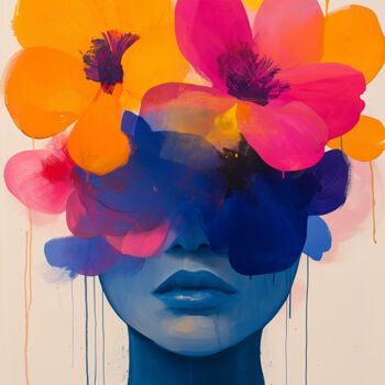 "Hidden Bloom – Digi…" başlıklı Dijital Sanat Tatiana Taner tarafından, Orijinal sanat, Dijital Resim