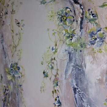 Painting titled "Жить и мечтать!" by Natalya Rozhkova, Original Artwork, Acrylic Mounted on Wood Stretcher frame