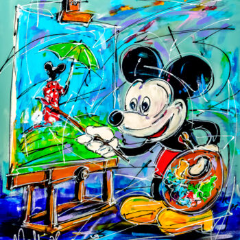 Malarstwo zatytułowany „Mickey the Impressi…” autorstwa Mathias (1975), Oryginalna praca, Akryl