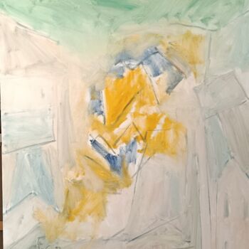 Pintura intitulada "Pallone da calcio s…" por Nello Formisano, Obras de arte originais, Óleo Montado em Armação em madeira