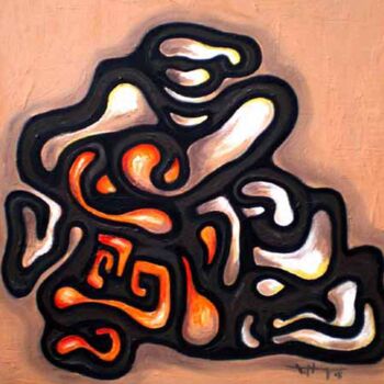 Рисунок под названием "memories of Mother…" - Nguyen The Hiep (Arthiep), Подлинное произведение искусства, Акрил