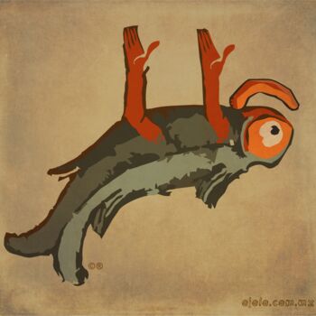 Digital Arts titled "mostrojo medieval 3" by Ojolo, Original Artwork, Digital Painting