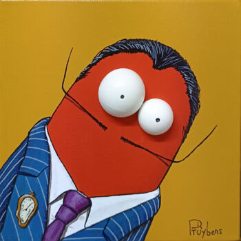 "Le maître du temps" başlıklı Tablo Remy Tuybens tarafından, Orijinal sanat, Akrilik