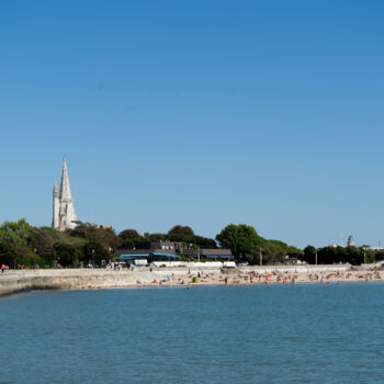 Fotografie getiteld "Plage de La Rochell…" door Coralie Dauzats, Origineel Kunstwerk, Digitale fotografie