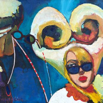 "The Woman of Bohdan…" başlıklı Tablo Ivan Tverdun tarafından, Orijinal sanat, Petrol Ahşap Sedye çerçevesi üzerine monte ed…