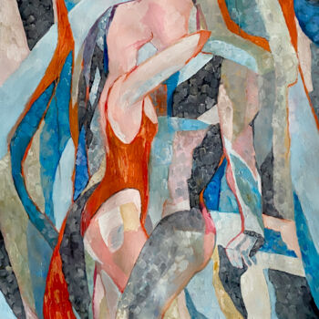 Pintura intitulada "My dear" por Vladia Molchanova (VLADIA), Obras de arte originais, Óleo Montado em Armação em madeira