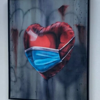 "Love is the Key" başlıklı Baskıresim Onemizer tarafından, Orijinal sanat, Dijital baskı Ahşap panel üzerine monte edilmiş