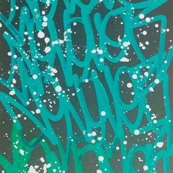 Peinture intitulée "Jonrock" par Jonone, Œuvre d'art originale, Acrylique Monté sur Aluminium