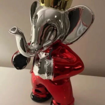 Скульптура под названием "Babolex Victory" - Vincent Faudemer, Подлинное произведение искусства, Металлы