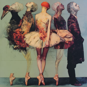 "The Dancers — Rite…" başlıklı Dijital Sanat Suima tarafından, Orijinal sanat, AI tarafından oluşturulan görüntü