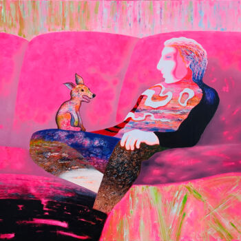 "Domestic pet" başlıklı Tablo Oleh Lavrii tarafından, Orijinal sanat, Akrilik