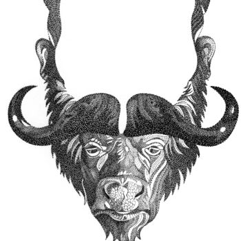 "Virilité" başlıklı Resim Dimitri Prévot tarafından, Orijinal sanat, Mürekkep