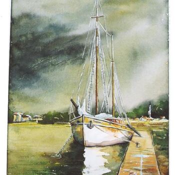 Peinture intitulée "Vieux grément" par Jacky Dumergue, Œuvre d'art originale