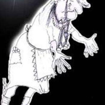 Drawing titled "Joannie Chagnon Lus…" by Fanie Lefebvre (Multicol'Art), Original Artwork