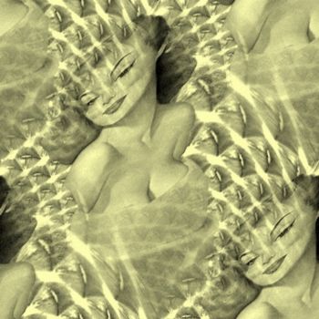 Digitale Kunst mit dem Titel "Poupée la rose" von Happy House, Original-Kunstwerk