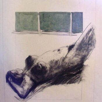 绘画 标题为“Life Drawing 13” 由Catherine Rogers, 原创艺术品, 油