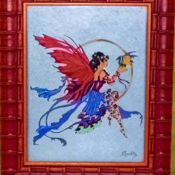 Peinture intitulée "L'envolée féérique" par Monette O'Neill, Œuvre d'art originale