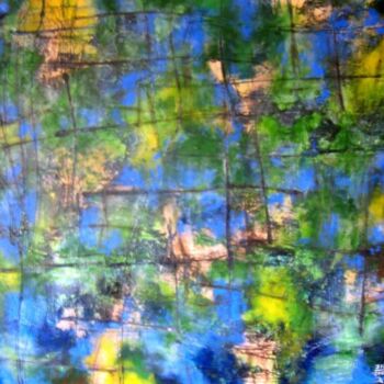 「Chromatic Interplay」というタイトルの絵画 Sio Monteraによって, オリジナルのアートワーク