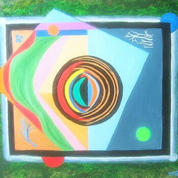 Digitale Kunst mit dem Titel "Organic Growth" von Sesha, Original-Kunstwerk, Öl