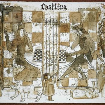 제목이 "Castling"인 그림 Marina Kalinovsky로, 원작