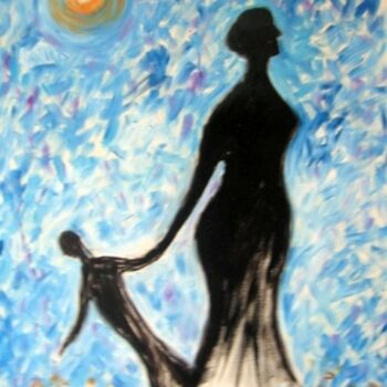 Digital Arts titled "Mother and Child" by Sesha, Original Artwork