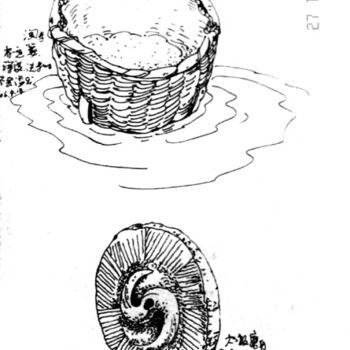 Painting titled "小品速写１０" by Fei Yang, Original Artwork