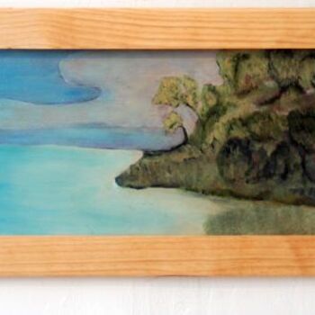 Painting titled "edge of the day" by Angelo Di Pietrantonio, Original Artwork