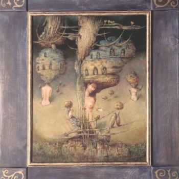 Painting titled "MEMORIES 1" by Peter Marcek, Original Artwork