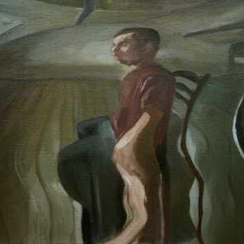 Peinture intitulée "vertige" par Mathieu Weemaels, Œuvre d'art originale