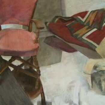 Dessin intitulée "tapis" par Mathieu Weemaels, Œuvre d'art originale, Pastel