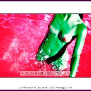 Photographie intitulée "Green Fantasy" par David Lace, Œuvre d'art originale