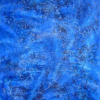 Painting titled "Blue Repose" by Sio Montera, Original Artwork