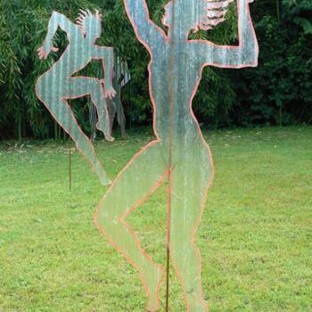 Skulptur mit dem Titel "55 ombres à Journan…" von Pascal Borgo, Original-Kunstwerk
