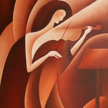 Painting titled "adagio II" by Anita Burnaz, Original Artwork