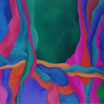 Pittura intitolato "Abstracto 22" da Nicolau Campos, Opera d'arte originale, Acrilico