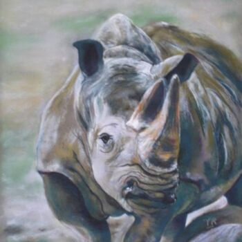 Σχέδιο με τίτλο "Un Rhino...C...Ros.…" από Koki, Αυθεντικά έργα τέχνης, Άλλος