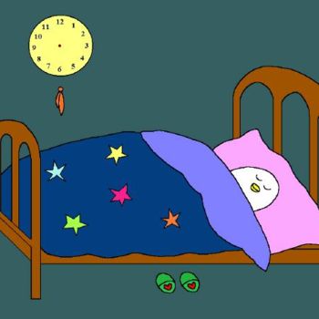 Drawing titled "The Big Sleep" by Kai-Yu Sun, Original Artwork