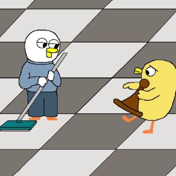 Drawing titled "Can I move over the…" by Kai-Yu Sun, Original Artwork