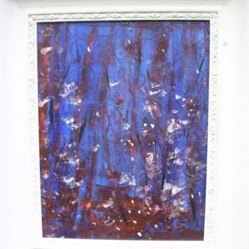 Painting titled "ARBRE ENNEIGE" by Marc Ivart, Original Artwork