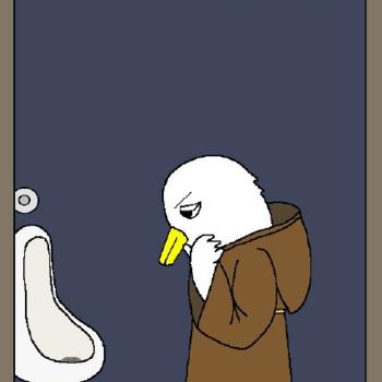 Drawing titled "To pee, or not to p…" by Kai-Yu Sun, Original Artwork