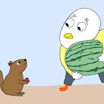 Drawing titled "What are you lookin…" by Kai-Yu Sun, Original Artwork