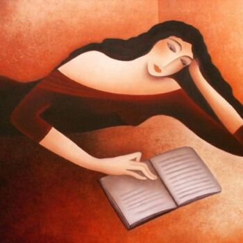 Malerei mit dem Titel "love poems" von Anita Burnaz, Original-Kunstwerk