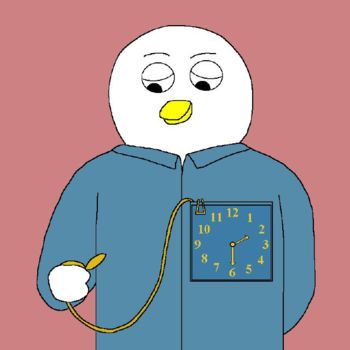 Drawing titled "Pocket Watch" by Kai-Yu Sun, Original Artwork