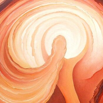 Painting titled "sun dance (detailph…" by Anita Burnaz, Original Artwork