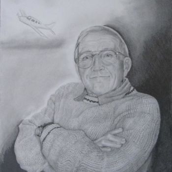 Drawing titled "Uncle Johnny" by Artwench, Original Artwork