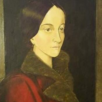 Painting titled "The Fur Collar" by Reginald Gray, Original Artwork