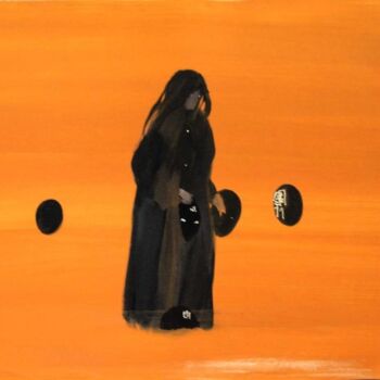 「5 sisters 6」というタイトルの絵画 Rob Arbouwによって, オリジナルのアートワーク, オイル