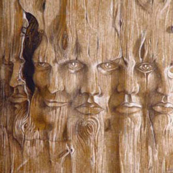 Painting titled "HIPOCRISIA" by Lucian Grada, Original Artwork