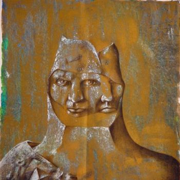 Painting titled "EGO" by Lucian Grada, Original Artwork