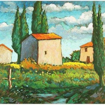 「Morning Light」というタイトルの絵画 Rita Monacoによって, オリジナルのアートワーク, オイル
